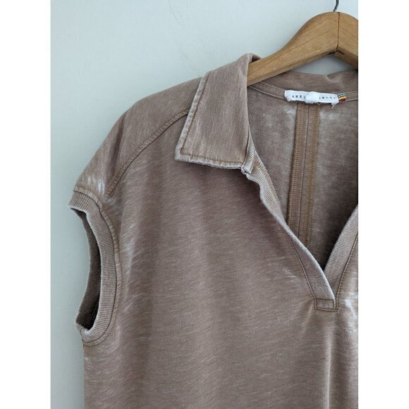Jane + Delancey Boho Lagenlook Sleeveless Cotton Shirt Top Size L - Picture 3 of 8
